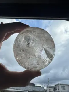 ヒマラヤ産】水晶スフィア 8.6㎝ 浄化 天然石 - メルカリ