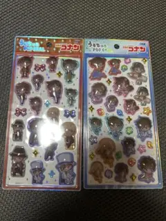 国内正規品 名探偵コナン うるちゅるPOP SEAL 2枚セット　おまけ付き