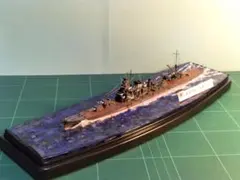 ハセガワ1／700..重巡洋艦..古鷹 完成品(ジオラマ仕様)のサムネイル