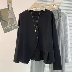 おしゃれ度高め 無地＆シンプル Tシャツ 切り替 大きいサイズ カジュアル