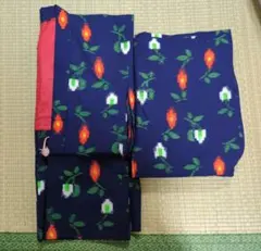 【リメイク・素材用】着物＆羽織り 2着まるごと／未解き