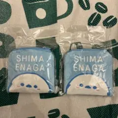 【未使用・タグ付き】　シマエナガ刺繍コインポーチ 水色