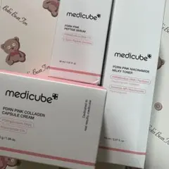 【3点セット•9800円相当•未開封】メディキューブ　トナー　美容液　クリーム