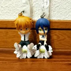 チェンソーマン　プチっとのりマス　レゼ　デンジ　2種　キーホルダー　マスコット