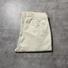 【40×30】90sラルフローレン　ジッパーフライ 2タック　ポロチノ　チノパン