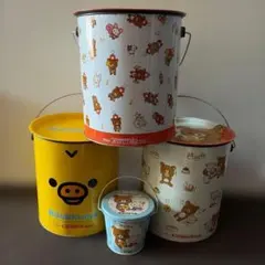 リラックマ キャラメルコーン チロル　缶まとめ売り4点セット