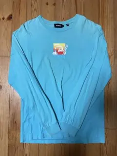 XLARGE ロゴ 長袖カットソー 水色 Lサイズ