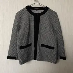 demi-luxe beams 綿　ノーカラージャケットのサムネイル
