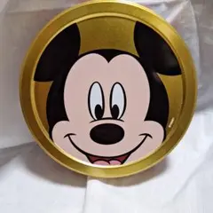 ディズニー缶 ミッキーマウス 円形