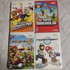 Wii マリオ　ゲームソフト　4本　セット