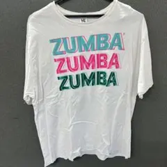 ZUMBA Tシャツ ホワイト やや難あり