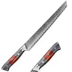 は*こ様 67層ダマスカスVG10 牛刀 240mm レッドマリー柄 高級シェフ
