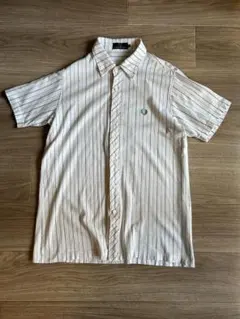 FRED PERRY フレッドペリー　半袖シャツ　ストライプ