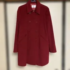 agnès b. ワインレッド ピーコート サイズ2
