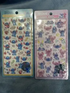 ボンボンドロップシール　スティッチ2枚セット　国内正規品