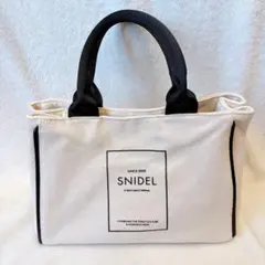 SNIDEL スナイデル キャンバスロゴバッグ トートバッグのサムネイル