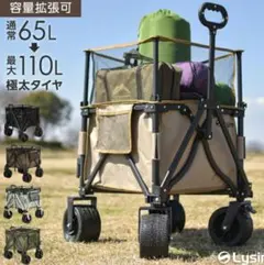 라이신 아웃도어 캐리 웨건 블랙 110L