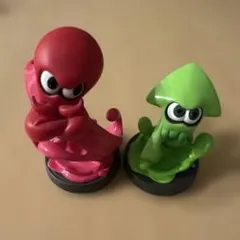 スプラトゥーン　アミーボ　タコ　イカ