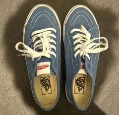 使用回数1回VANS Authentic スエード ライトブルー スニーカー - メルカリ