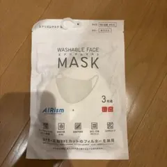 AIRism 洗えるマスク Mサイズ 3枚入り ホワイト