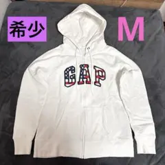 old gap 00s ジップパーカーy2k 　archive　ホワイ 平成 M