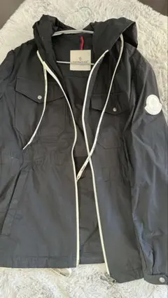 MONCLER ブラック ナイロンジャケット