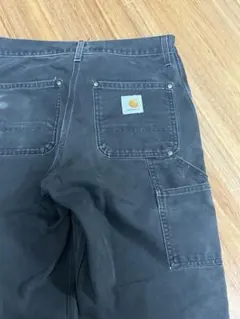 【超希少】 星タグ80s carhartt ダブルニーワークパンツブラック雰囲気