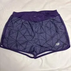 New Balance 幾何学模様　ランニングパンツ