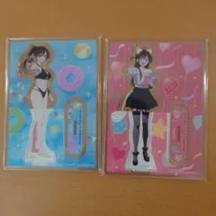 彼女、お借りします 水原千鶴 アクリルスタンド 2種セット かのかり