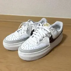 ナイキ コートビジョン アルタ 24.0cm レオパード 厚底 スニーカー