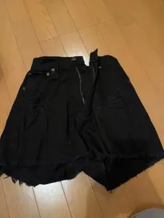 INGNI ブラックダメージショートパンツ