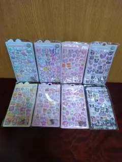 サンリオ光る（蓄光）シール 8点セット おまけ付き☆