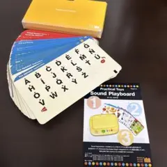ワールドワイドキッズ　サウンドプレイボードのアルファベットカードのみ