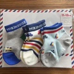ミキハウス ローカットソックス　ソックスパック 11-13cm
