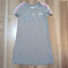 GAP グレー 半袖ワンピース130