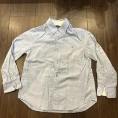 COMME CA ISM 長袖シャツ 120A ライトブルー