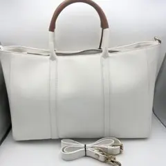 美品✨GIANNI NOTARO ／ジャンニノターロ　レザー　2way ホワイト