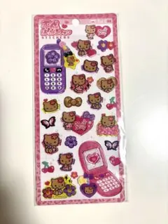 平成はっぴーフォン キティ　シールのサムネイル