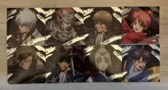 銀魂 吉原大炎上 特典 アニメイトフェア 箔押し スクエアカード　コンプリート