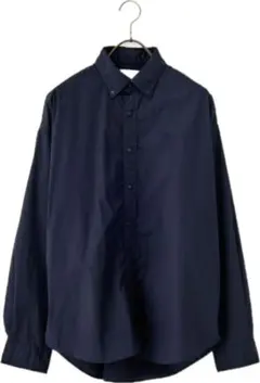 【新品】ジムフレックス Gymphlex ナイロン ボタンダウンシャツ　ネイビー