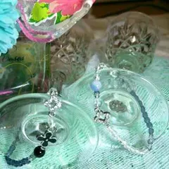 天然石ブレスレット2個セット