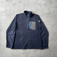 00s エディーバウアー フリースジャケット L ネイビー ポーラテック