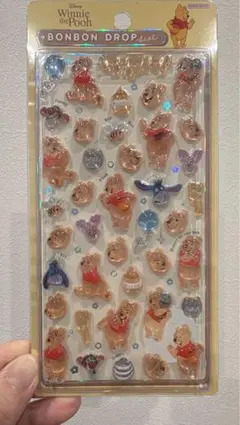 【正規品】くまのプーさん　ボンボンドロップシール