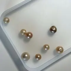 淡水パール バロック 大粒 約10〜14mm 8粒セット ルース 訳あり穴なし