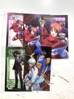 銀魂 劇場版吉原大炎上 クリアシートコレクション 神楽 土方 銀時 新八