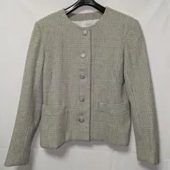 【ハンドメイド品】ノーカラージャケット