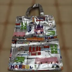 【新品】Harrods ロンドンマップ ビニールバッグのサムネイル