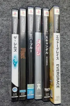 PS2ソフト　六本セット