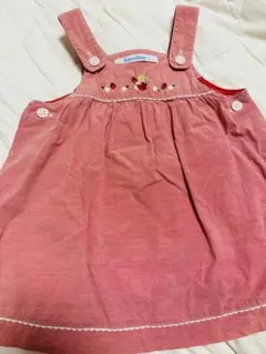 ファミリア　ワンピース　ジャンパースカート　80