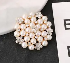 パール ブローチ コサージュ ゴールド 卒業式 入学式 卒園式 入園式フォーマル